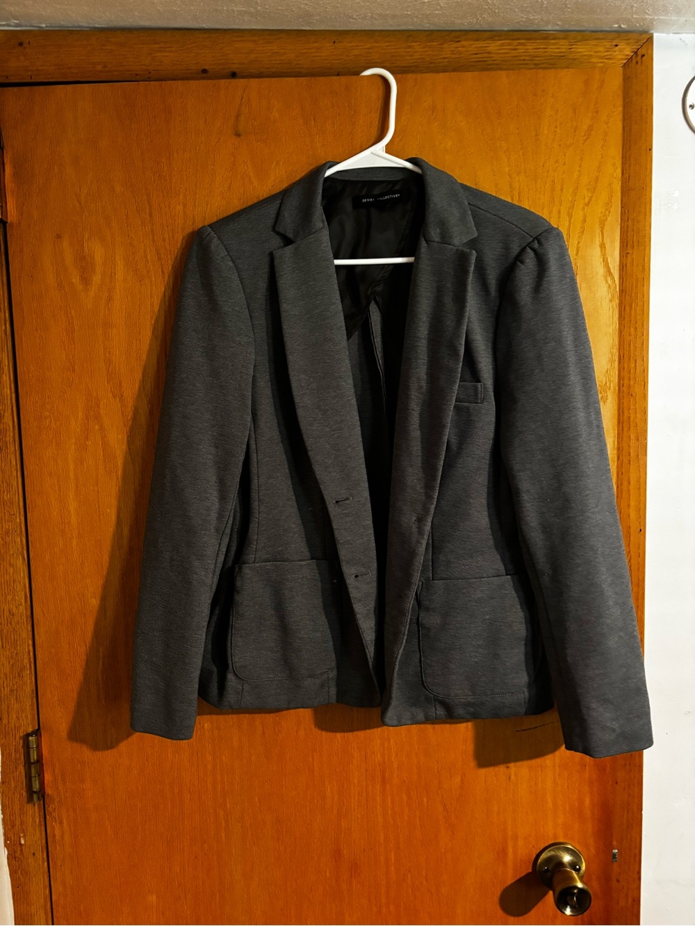 adidas Charcoal Gray Women's Blazer Jacket